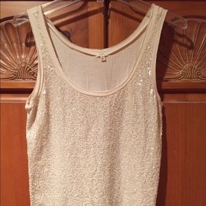 J Crew sequined tank top